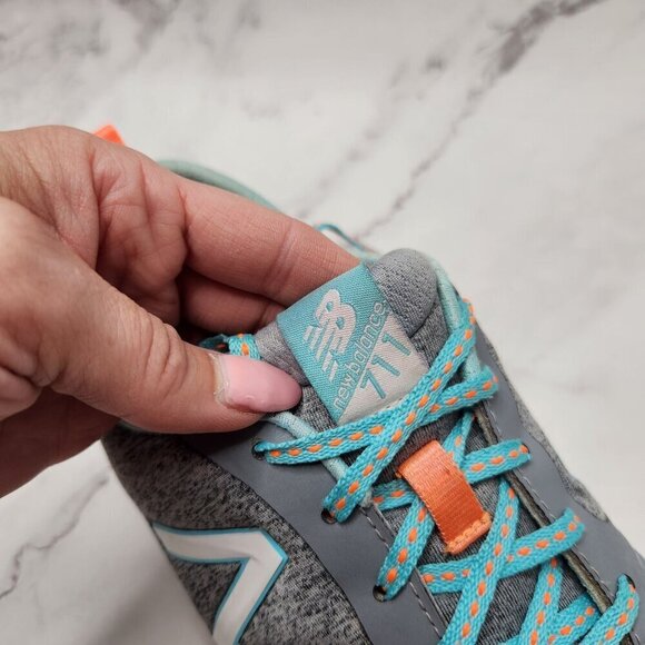 New Balance 711 Running Shoes Sneakers Grey Teal WX711SW Women's 9 - Picture 8 of 9